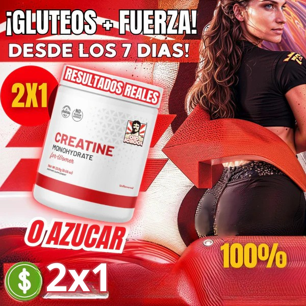 Old School® Monohidrato de creatina para mujeres 2x1!