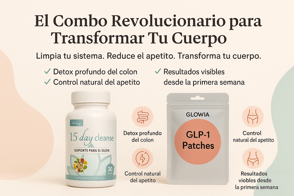 Parches GLP-1 + 15 días colon cleanse