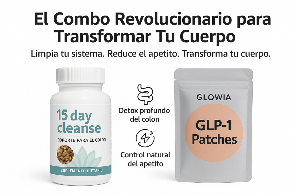 Parches GLP-1 + 15 días colon cleanse