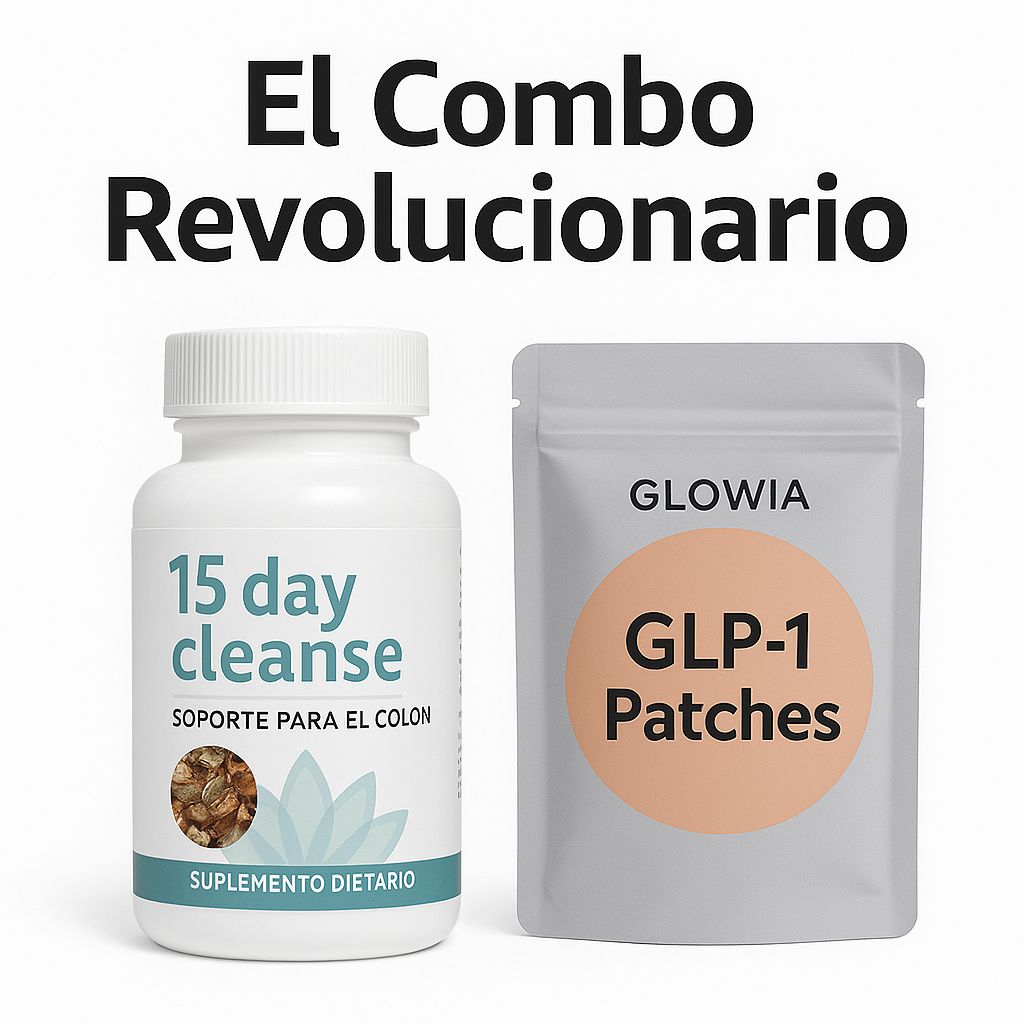 Parches GLP-1 + 15 días colon cleanse
