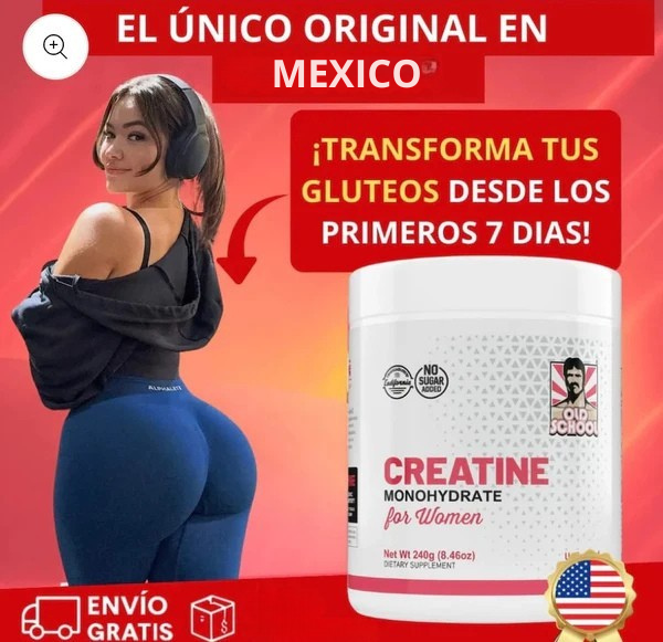 Old School® Monohidrato de creatina para mujeres 2x1!